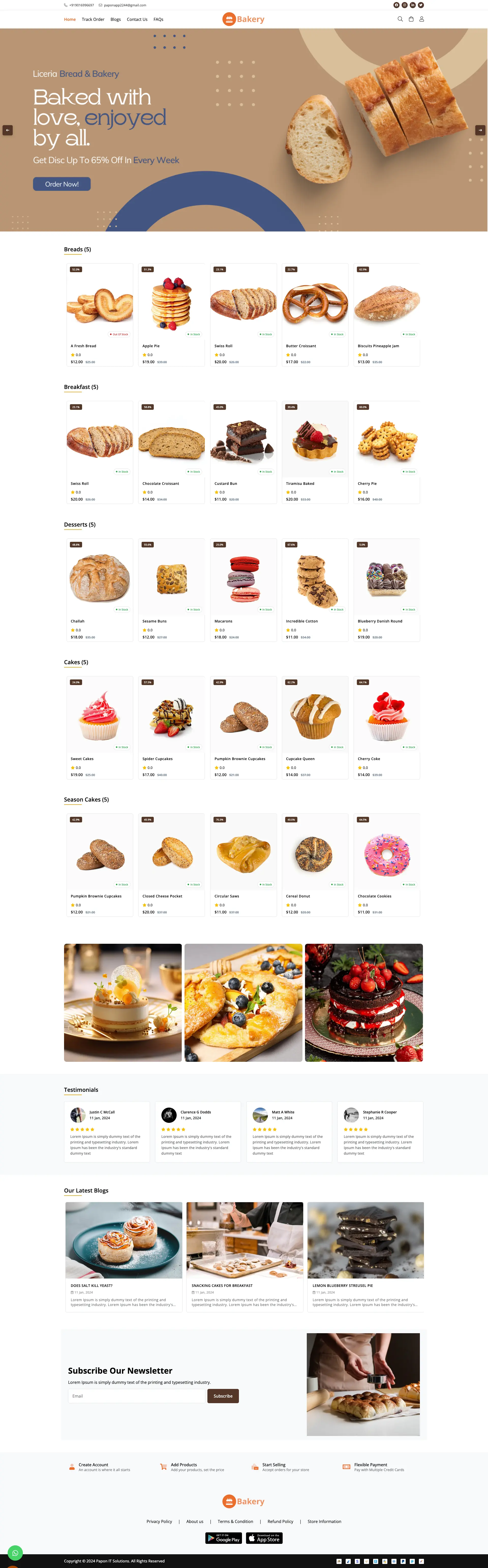 Bakery Shop Theme